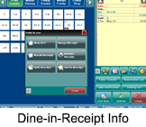 restaurant software  Dine-in Receipt screen