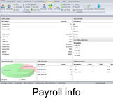 restaurant software Payroll Info screen